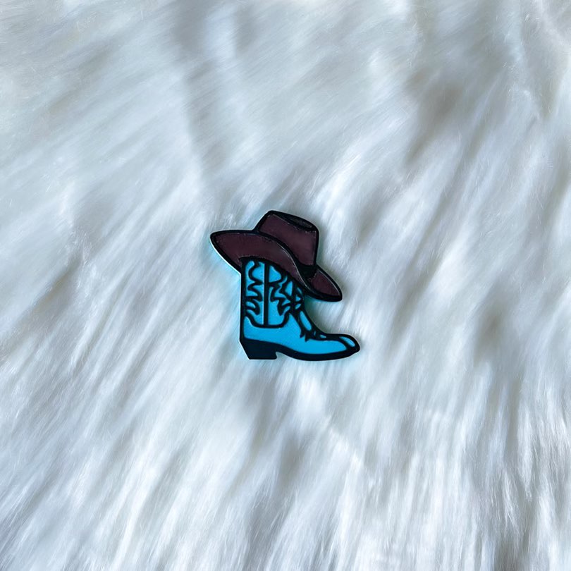 Cowboy Boot & Hat Single - Clip
