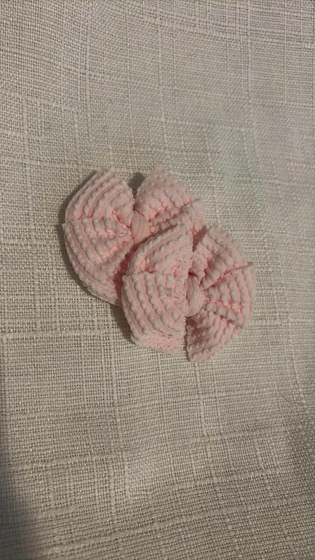 Pastel Pink Ribbed