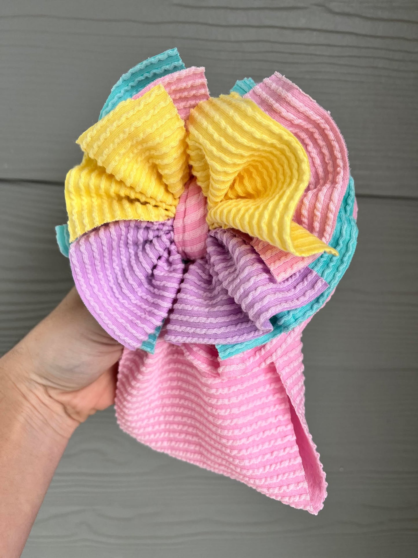 All Color Pastel Ribbed Scrap Wrap