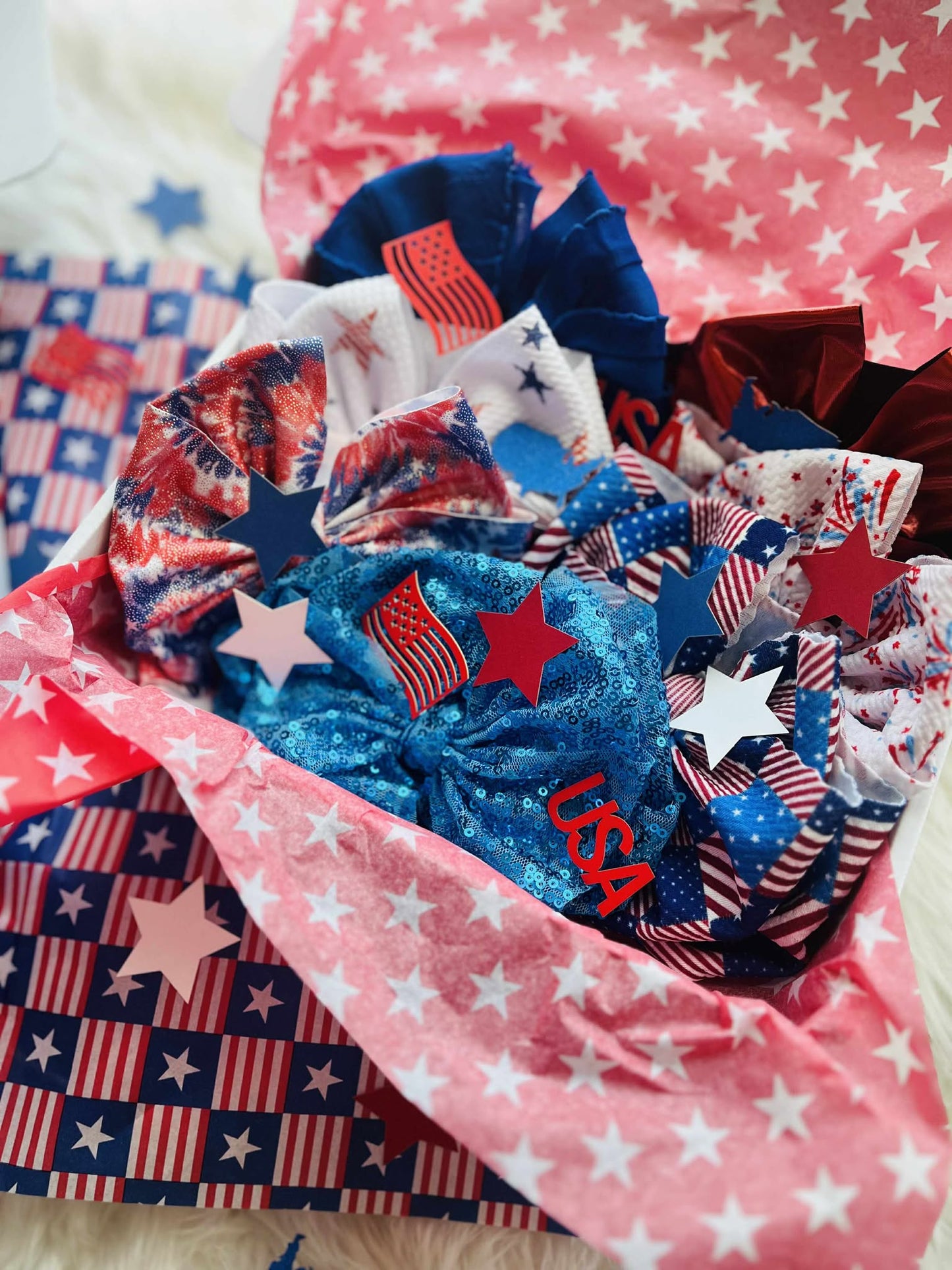 Red, White and Blue Mystery Boxes
