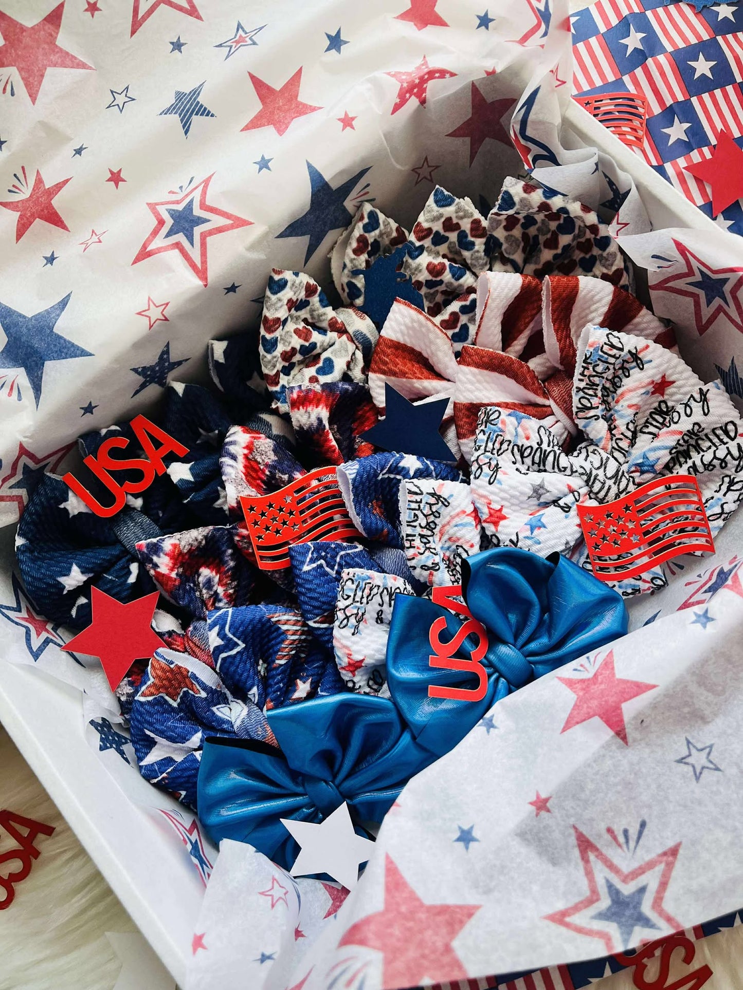 Red, White and Blue Mystery Boxes