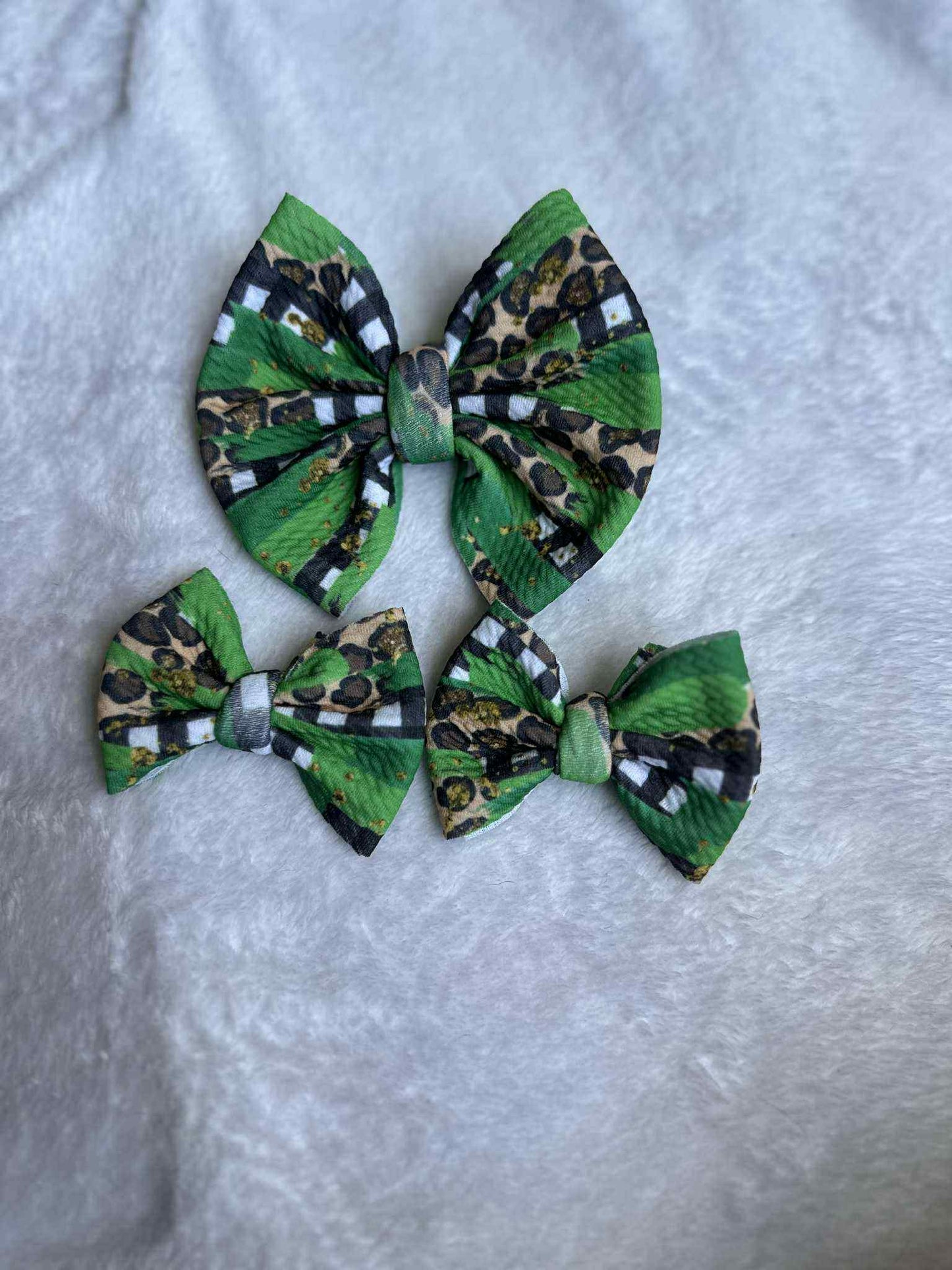 Green & Leopard Brushstroke