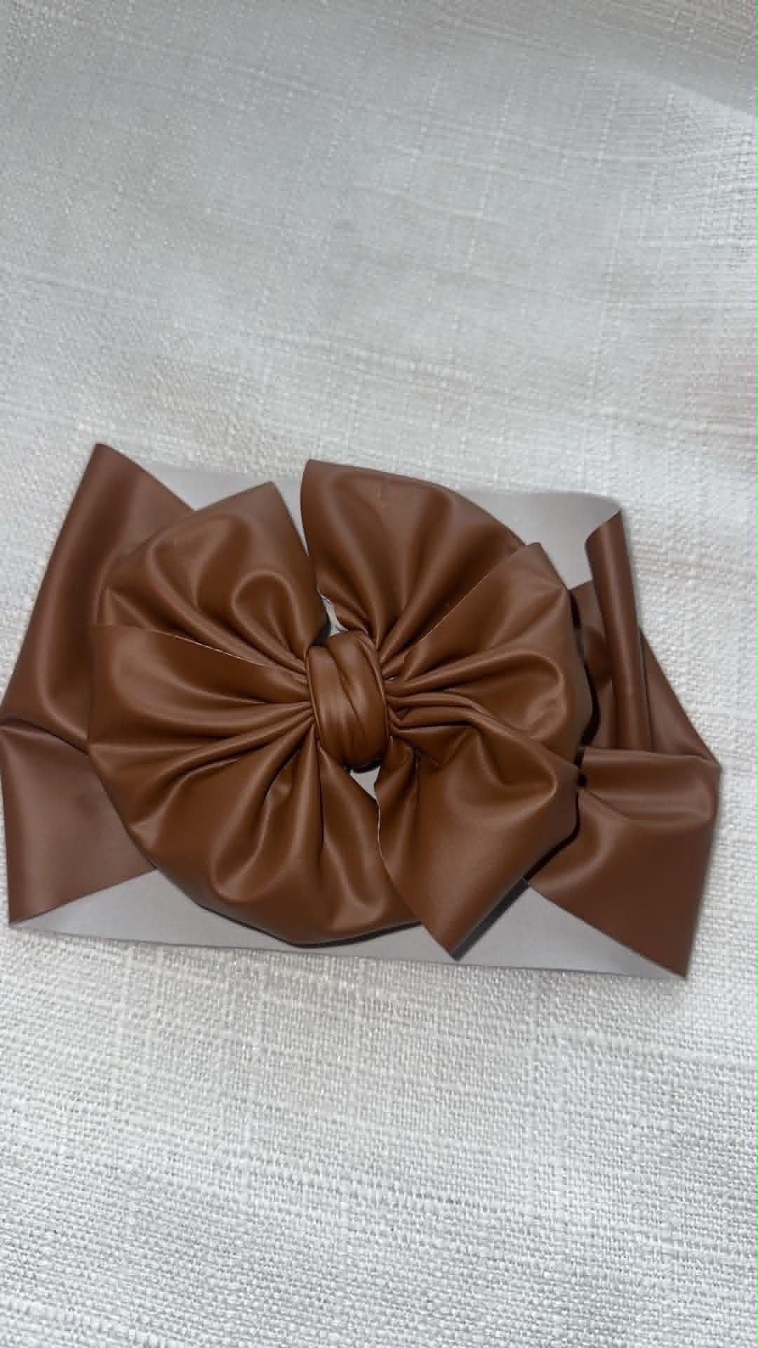 Brown Pleather