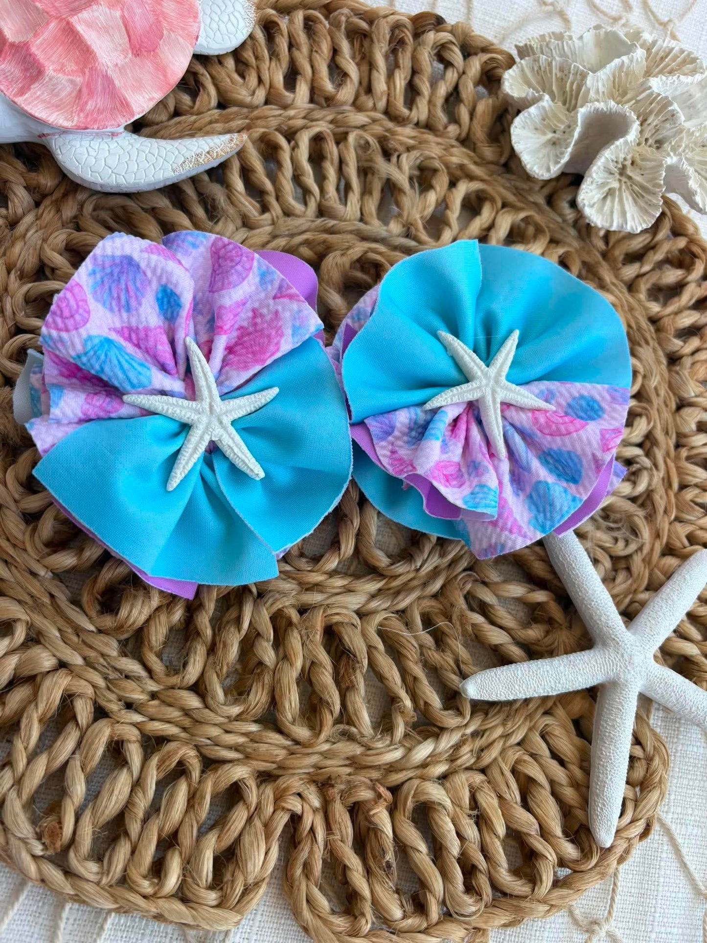 Cotton Candy Mix with Starfish Center