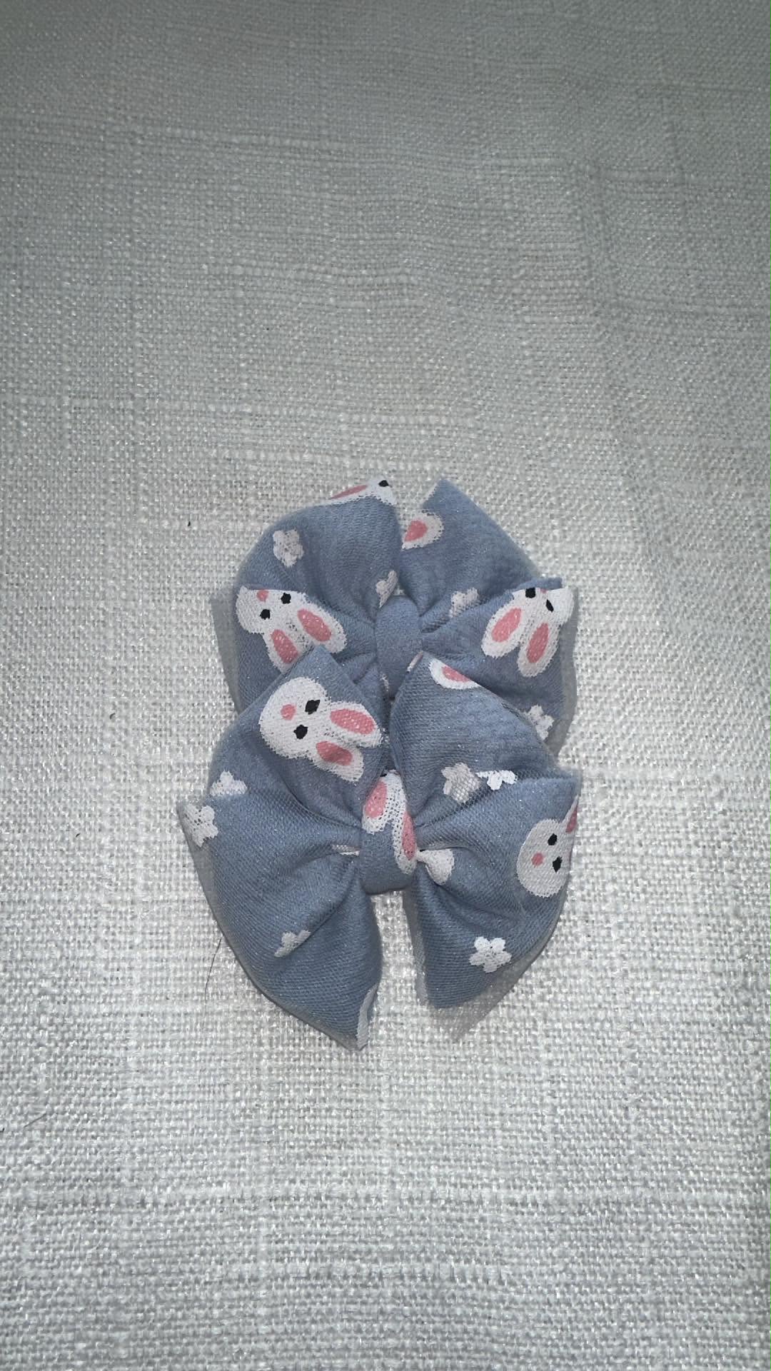 Bunny Mesh with Steel Blue
