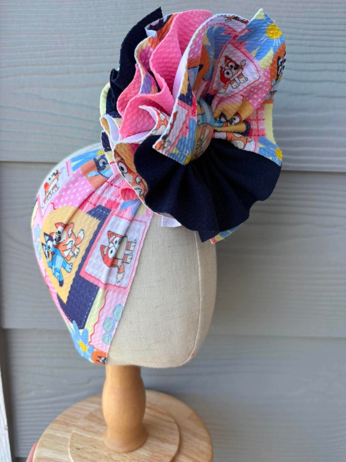 Bluey mixed with Navy and Bubblegum