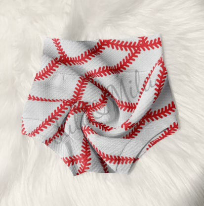 Baseball Stitches Bummies