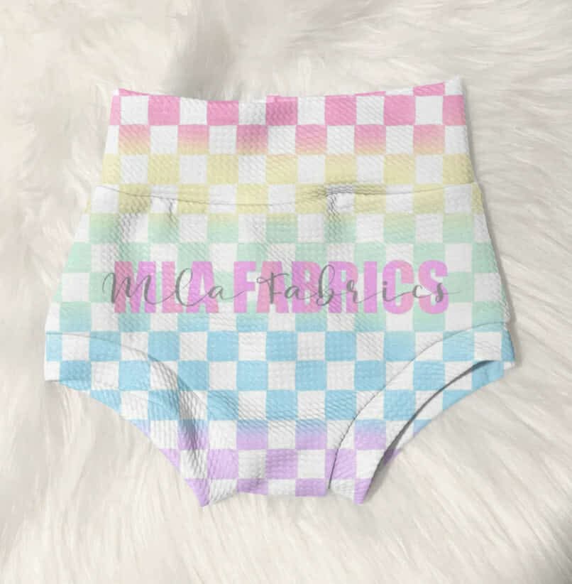 Pastel Checkered Bummies