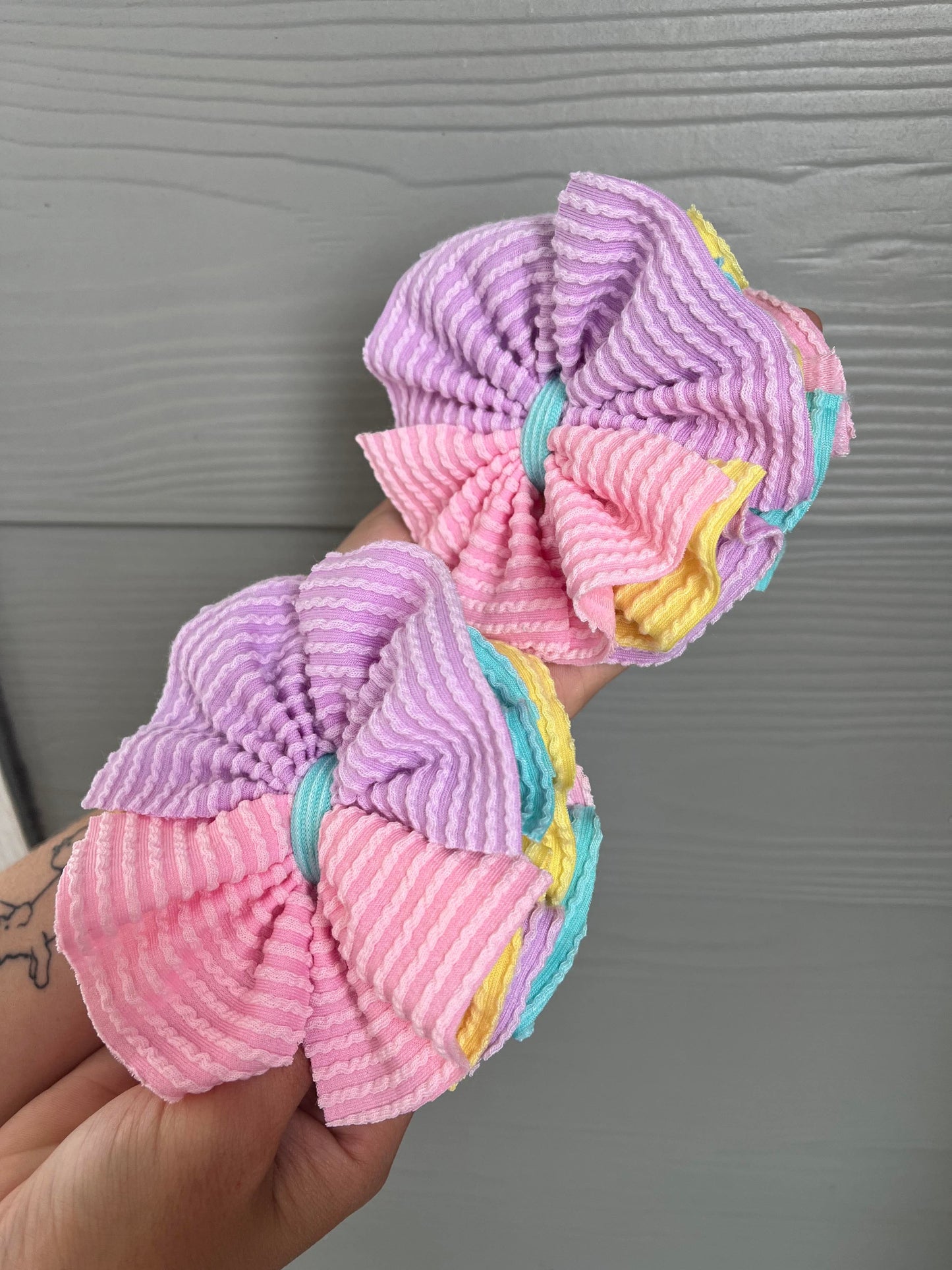 All Color Pastel Ribbed Scrap Wrap