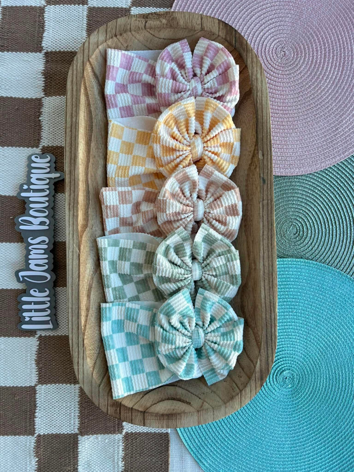 Checkered Ribbed Bundle