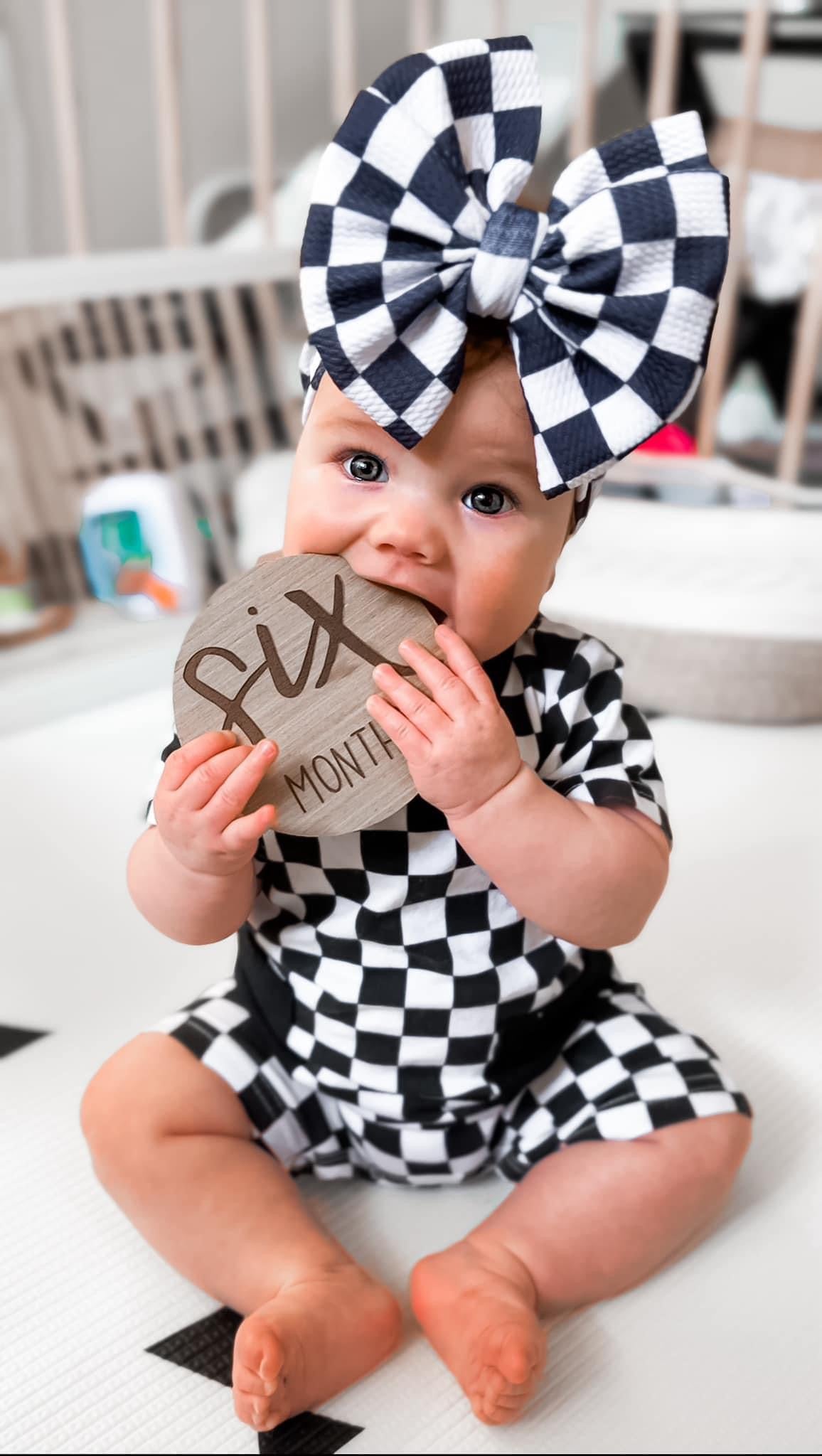Black and white Checkered