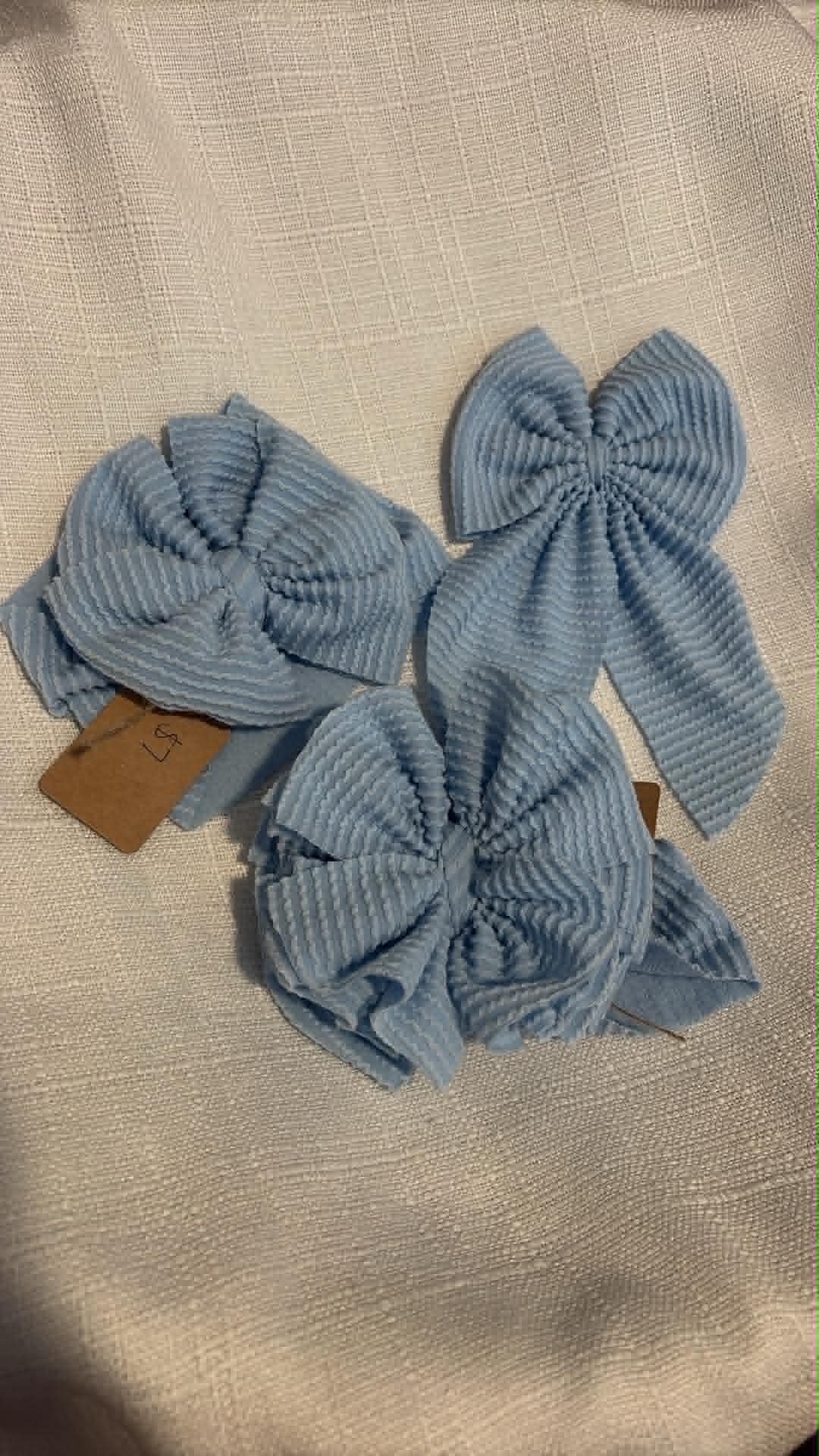 Powder Blue Ribbed