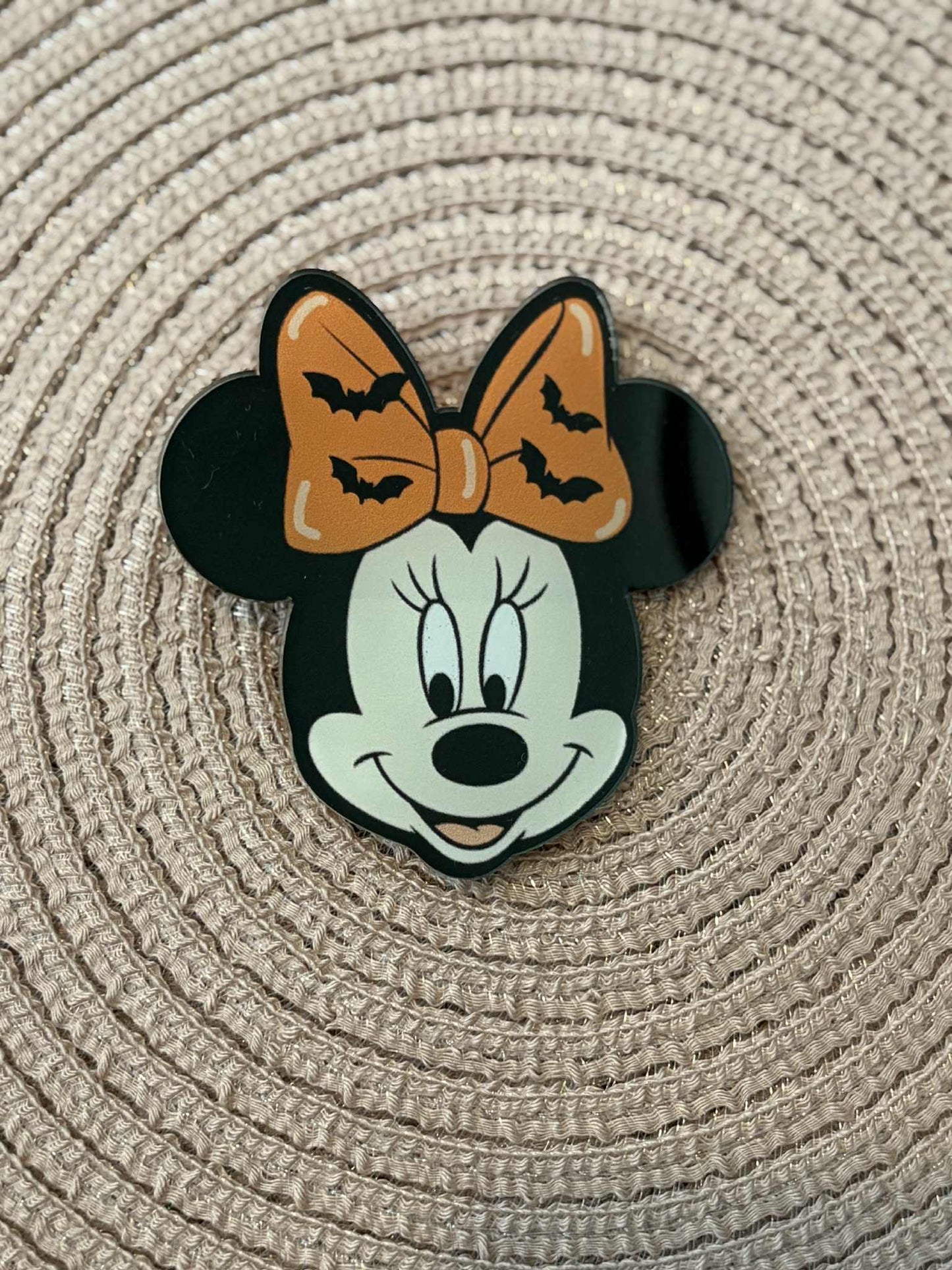 Halloween Mouse Bow Clip