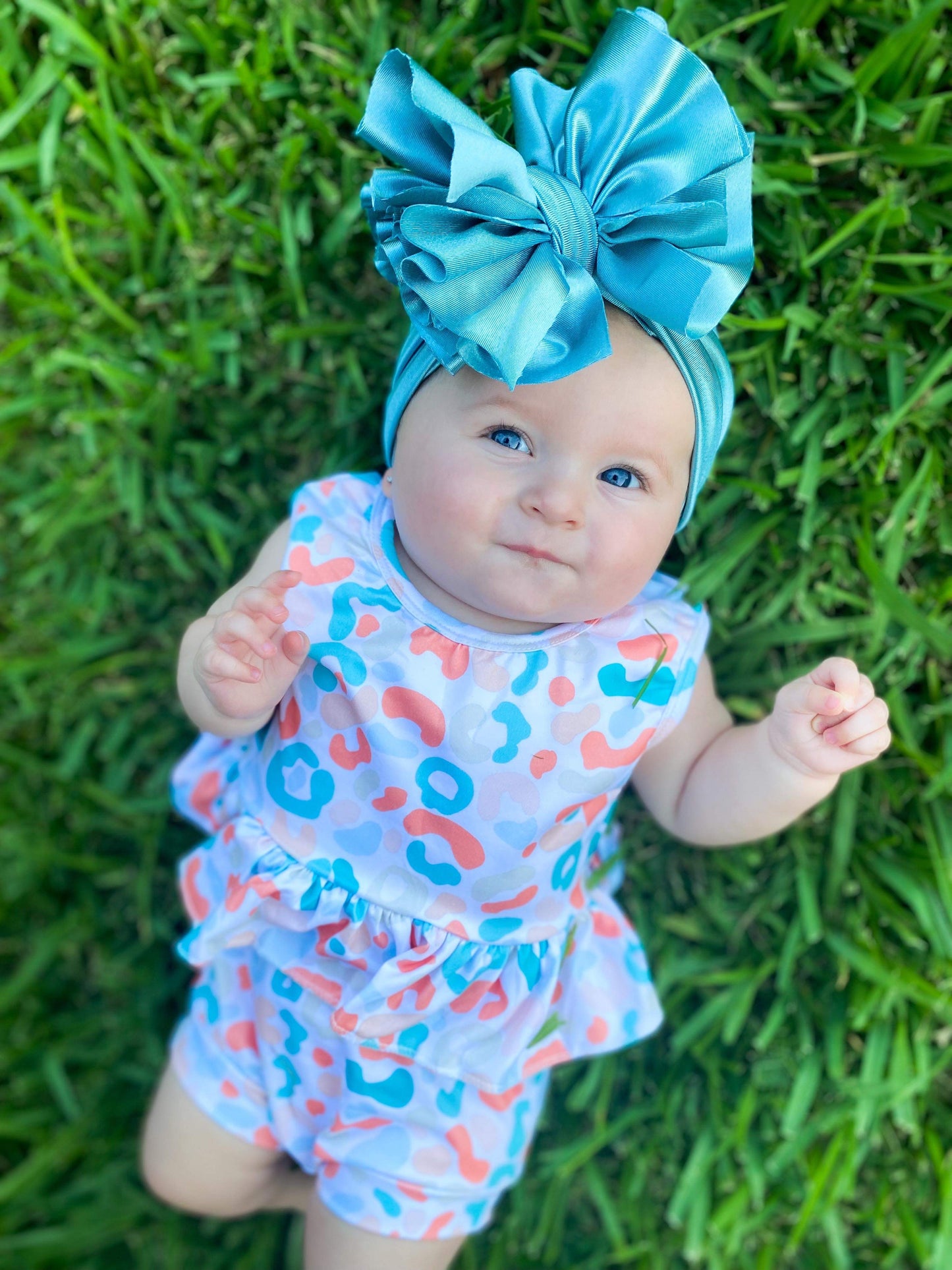 Teal Satin