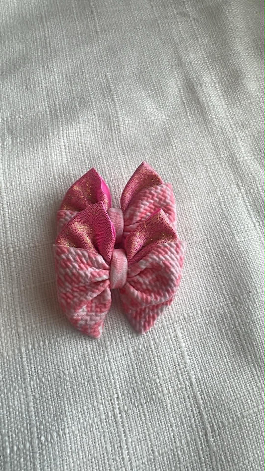 Pink Leopard Split With Shimmer