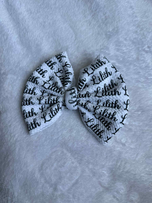 Lilith Name Bow