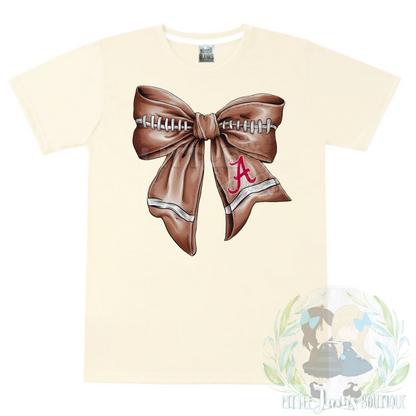Alabama Romper/T-Shirt with Matching Bow