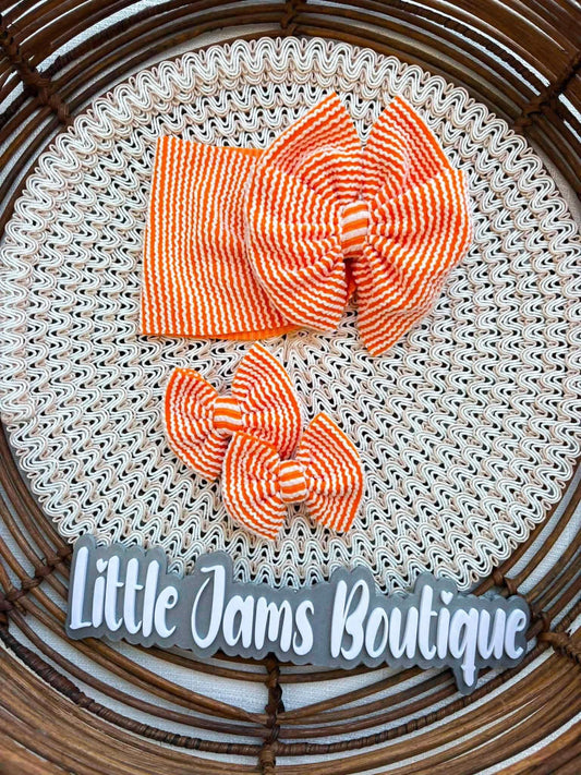 Orange Summer Ribbed