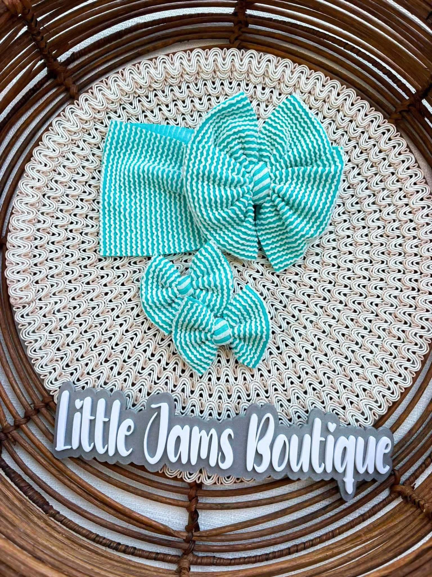 Sea Blue Summer Ribbed