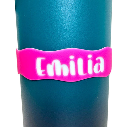 Personalized Silicone Bottle Bands - Dual Color