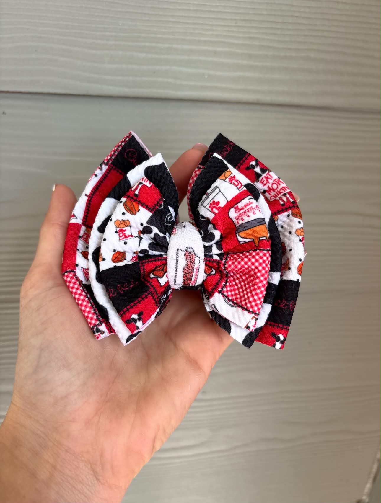 Chic Fil A Stacked Wrap/Clip