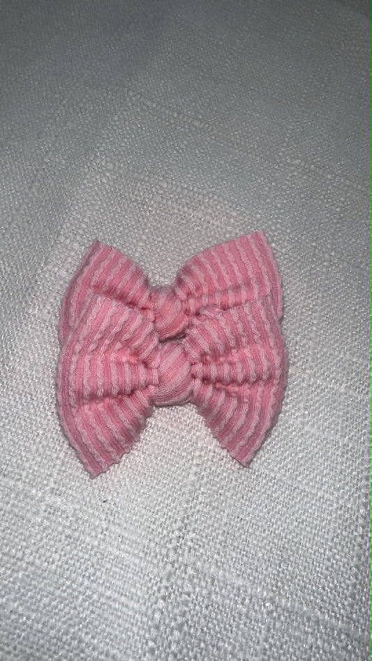 Pink Ribbed