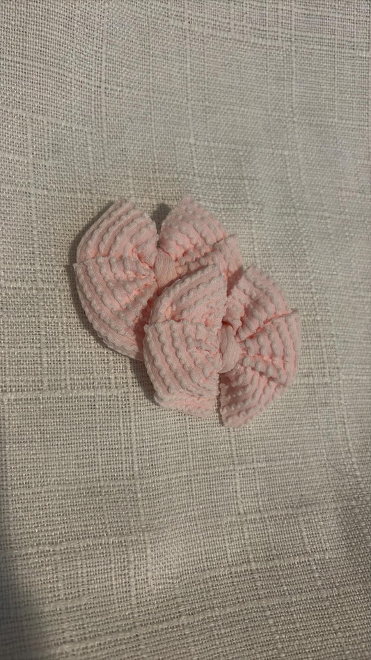 Pastel Pink Ribbed
