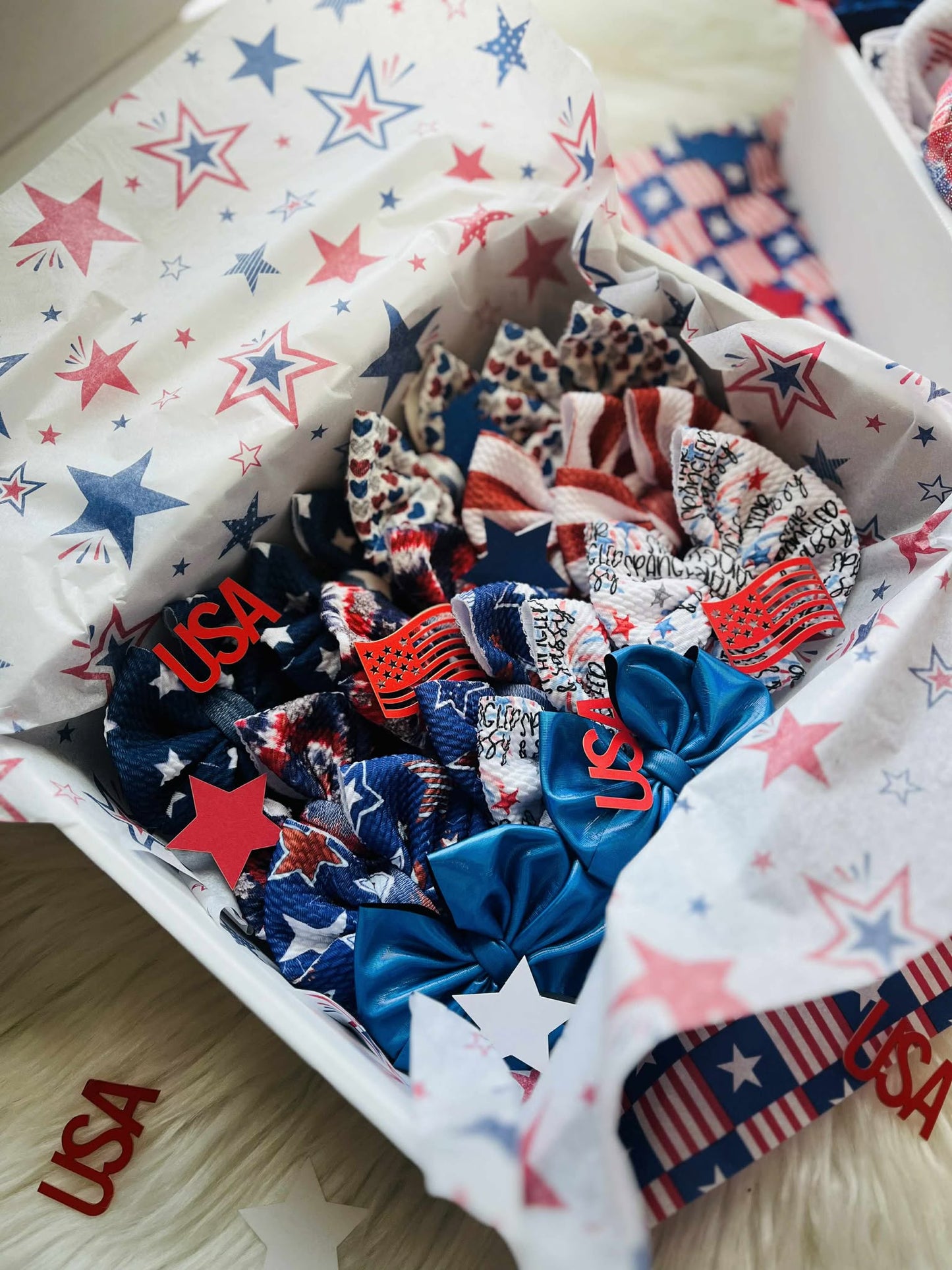 Red, White and Blue Mystery Boxes
