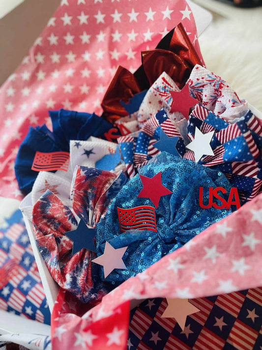 Red, White and Blue Mystery Boxes
