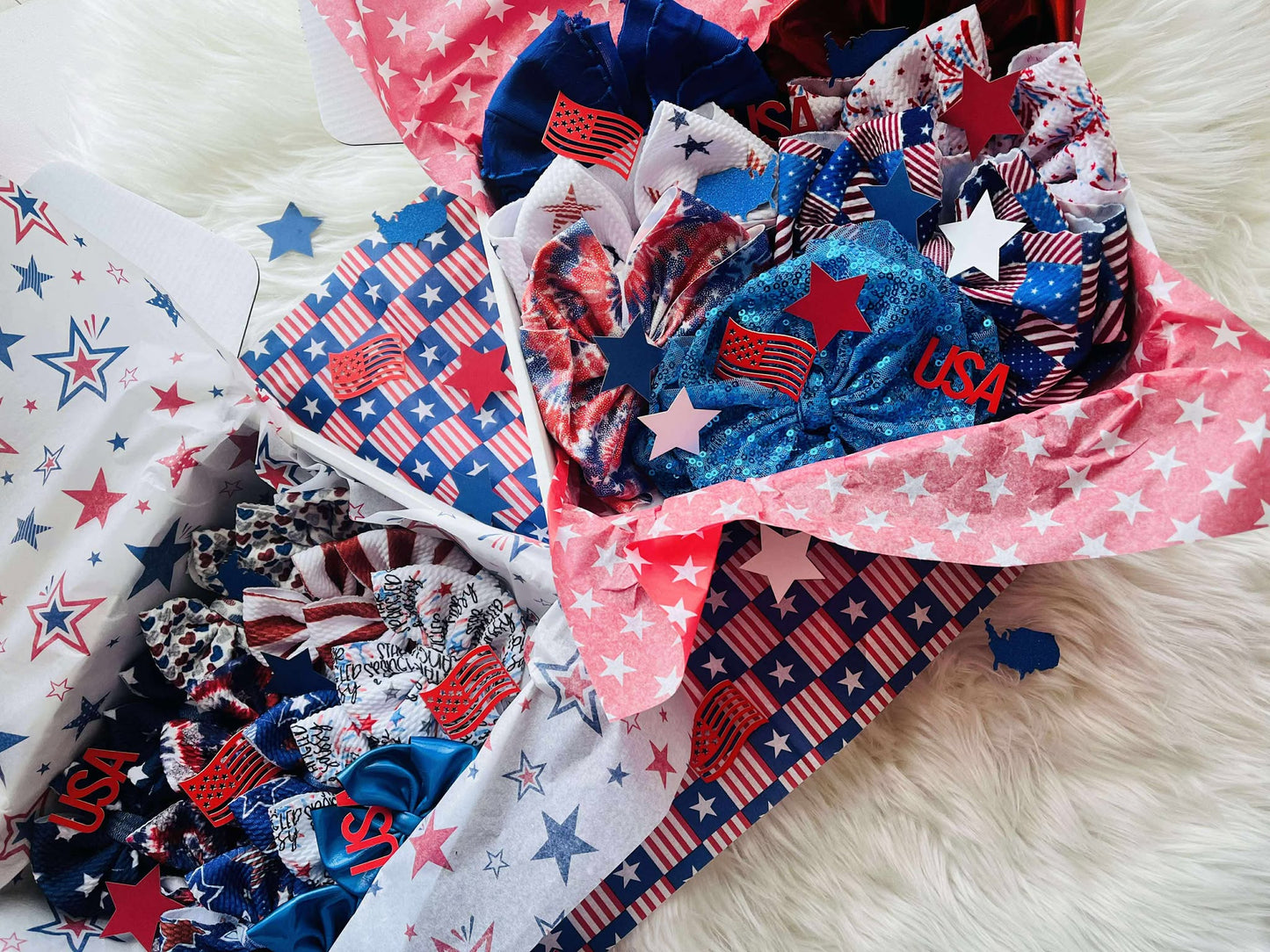 Red, White and Blue Mystery Boxes