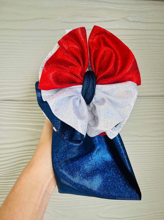 Red, White & Blue Shimmer Scraps