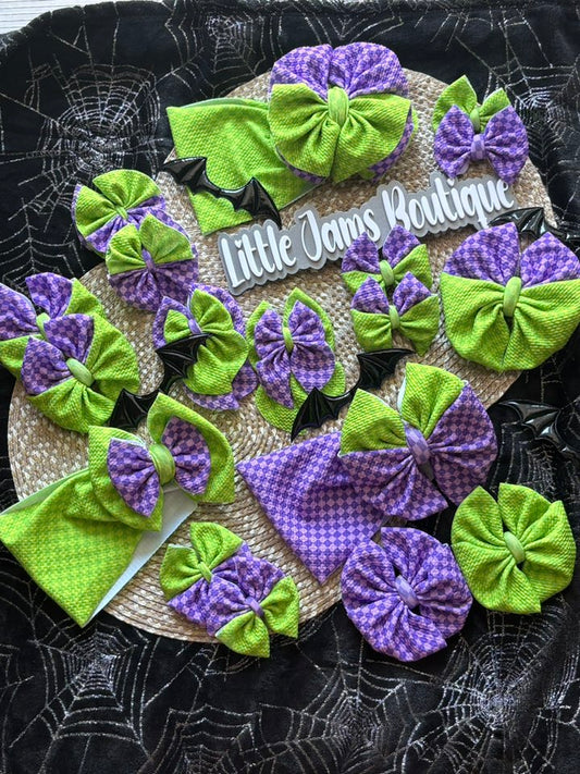 Purple & Green Checkered