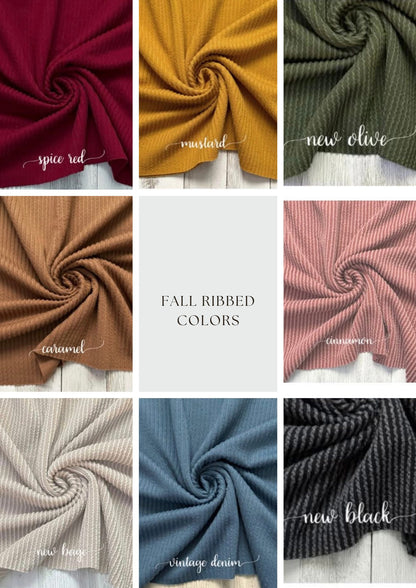 Fall Ribbed Skirted Bummies