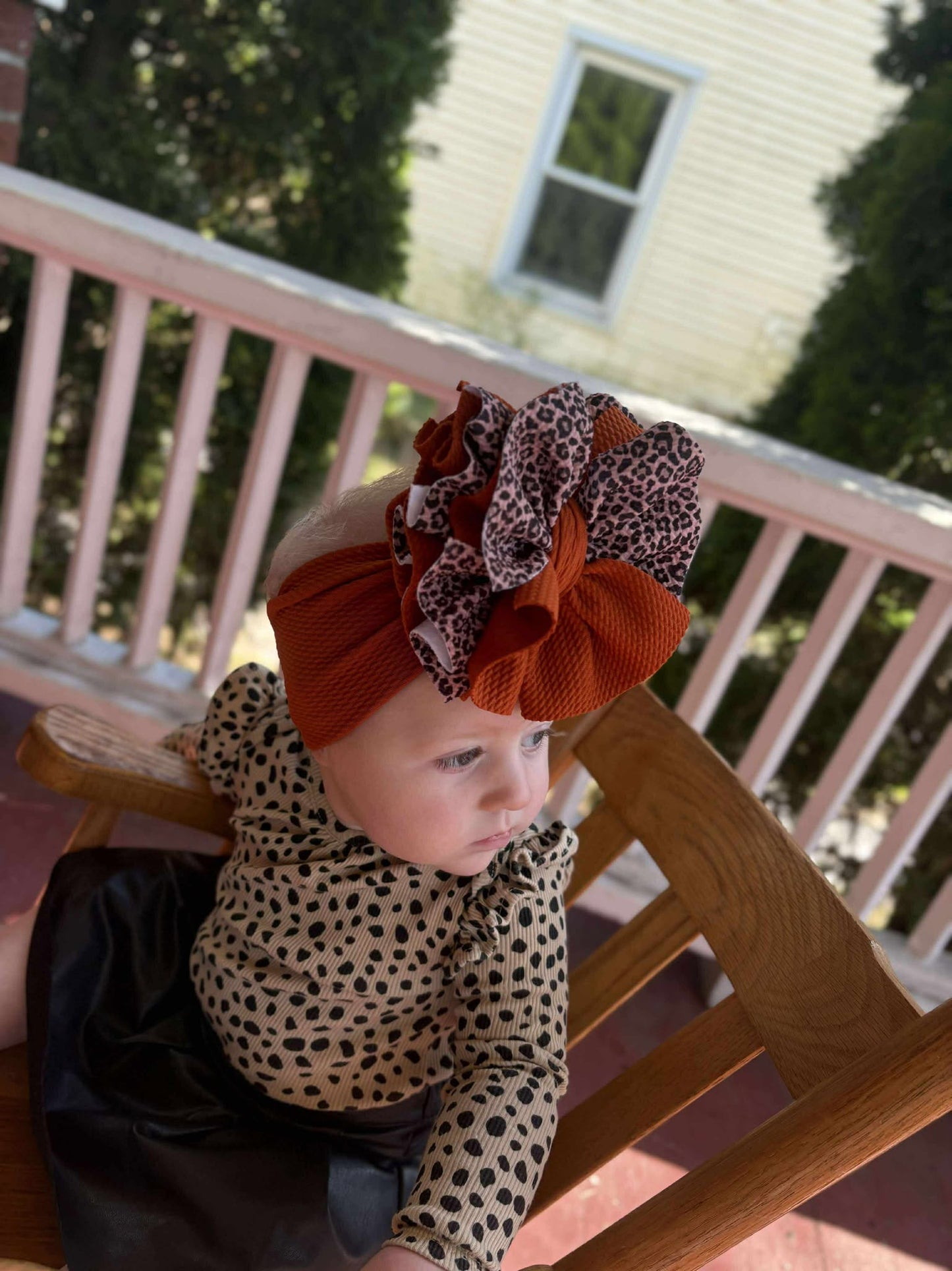 Leopard and Rust Scrap Wrap/ Scrap piggies
