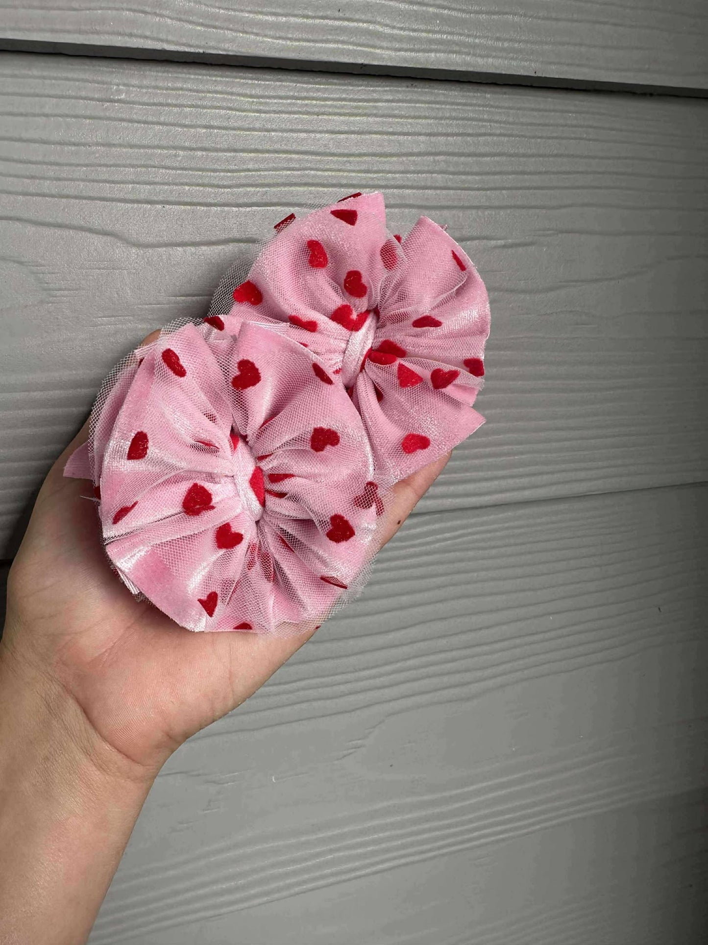 Small Heart Mesh Scrap piggies