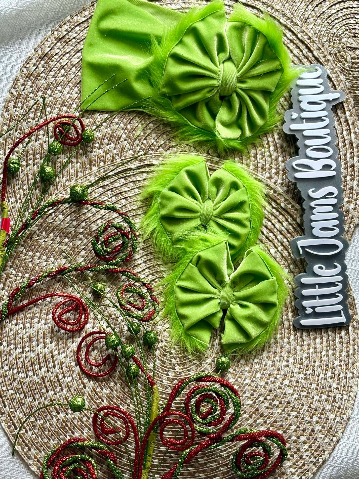 Green guy with fur only