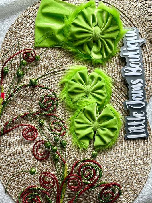 Green guy with fur only