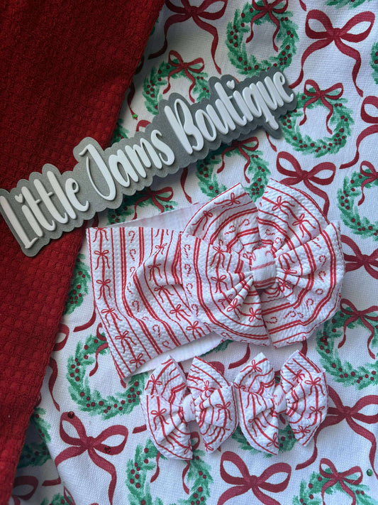 Candy Cane & Bows
