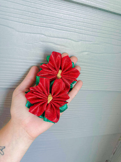 Poinsettia Flower Piggies