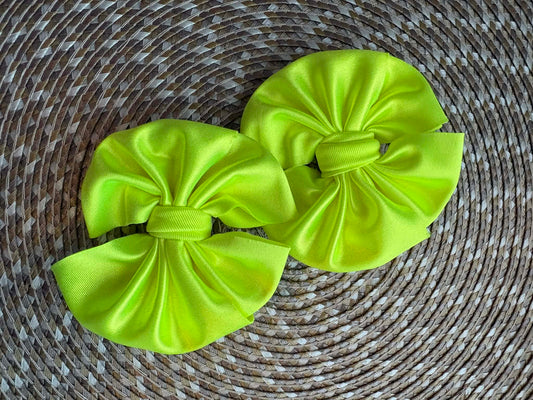 Highlighter Yellow Satin