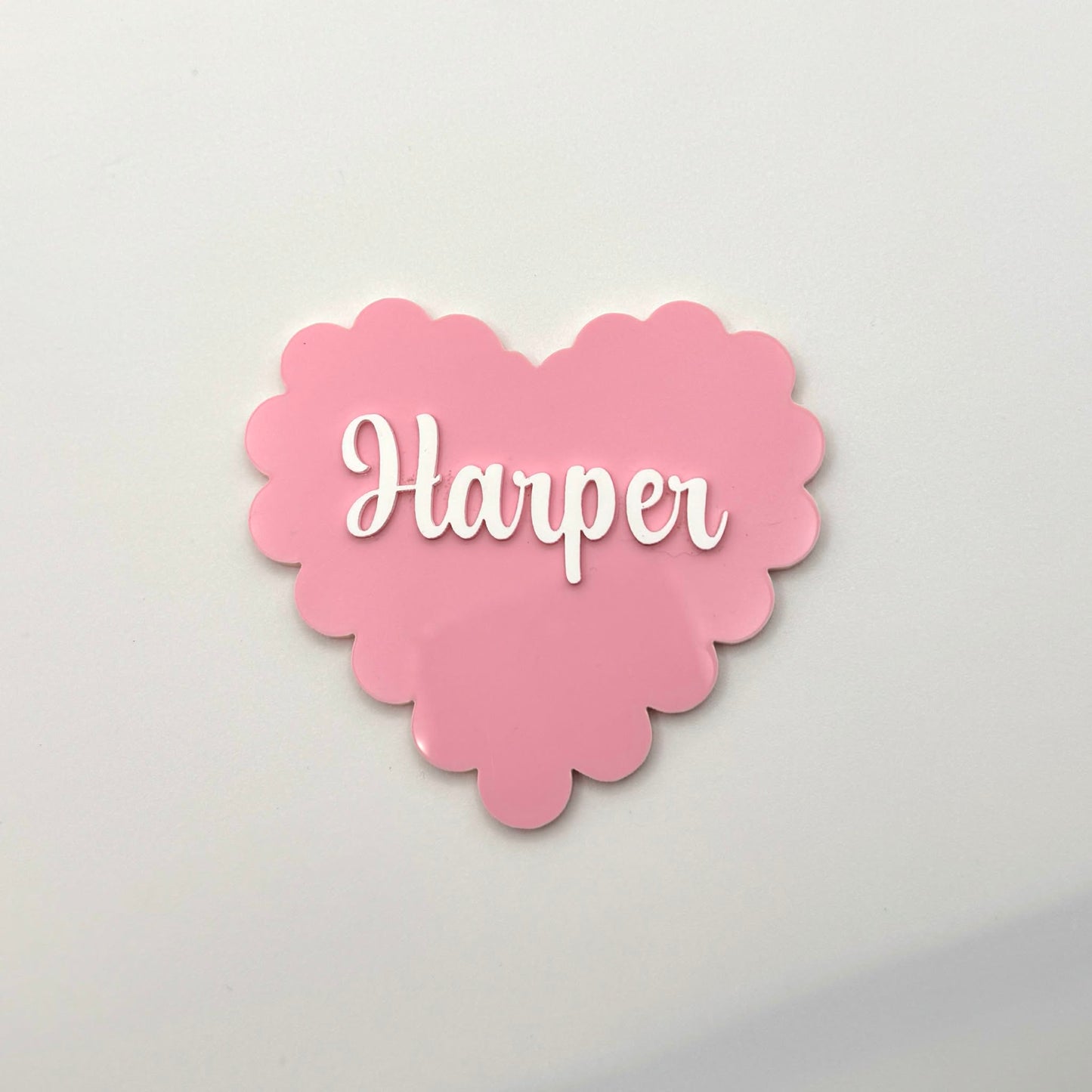 Valentines Heart Name Clip