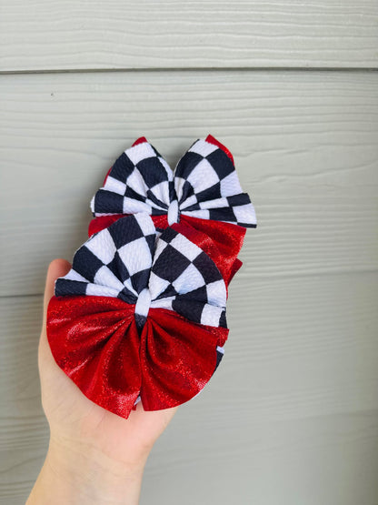 Black and White Checkered Scrap Wrap/ Scrap piggies