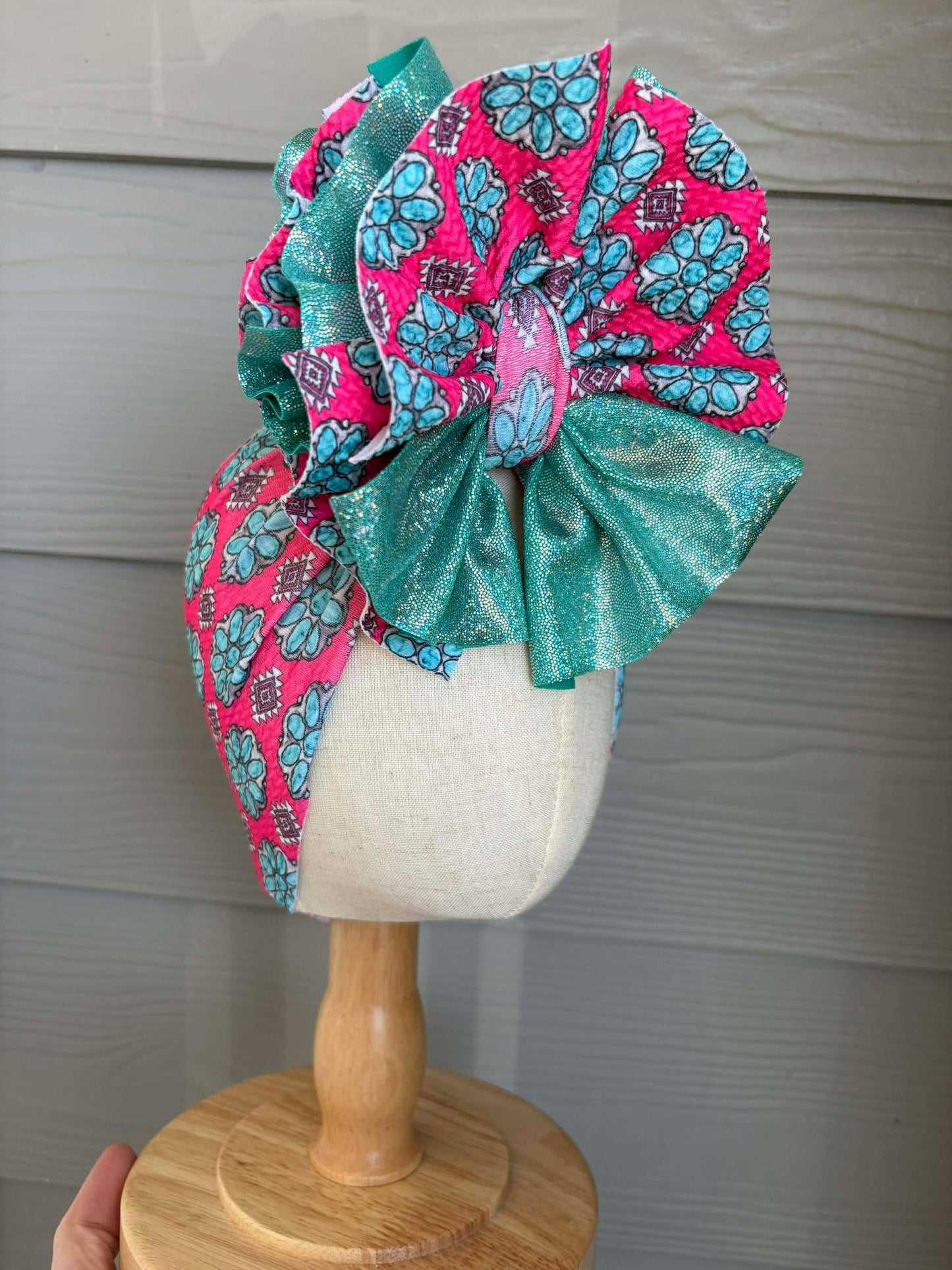 Concho with Jade Shimmer Scrap Wrap/ Scrap piggies