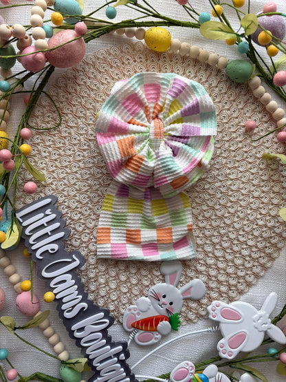 Easter Checkered Ribbed