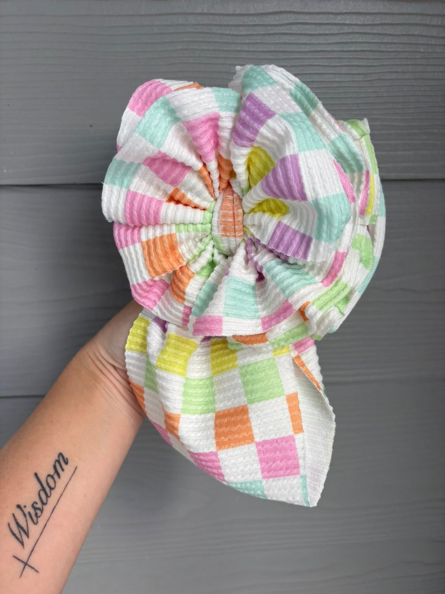 Easter Checkered Ribbed