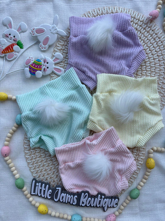 Pastel Bunny Bummies with Tails
