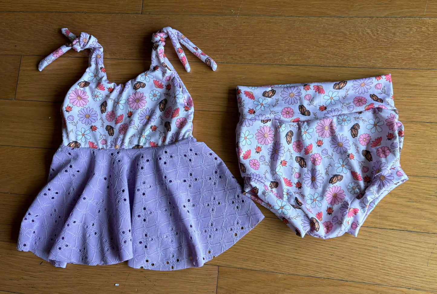 Butterflies & Ladybugs Peplum Set