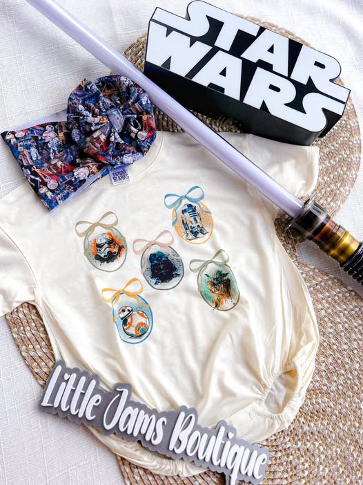 May the 4th Romper/T-Shirt with Matching Bow