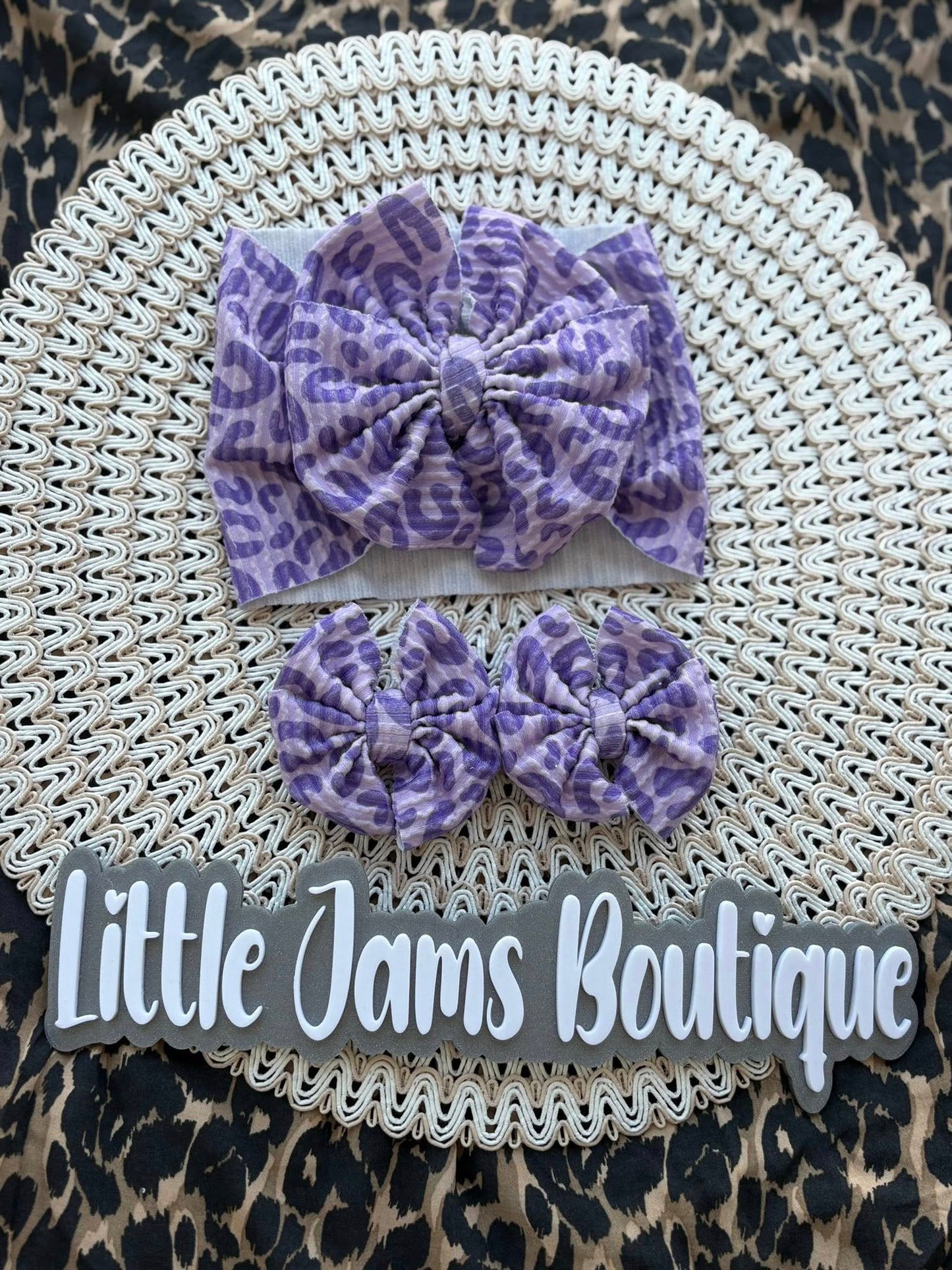 Purple Ribbed Leopard