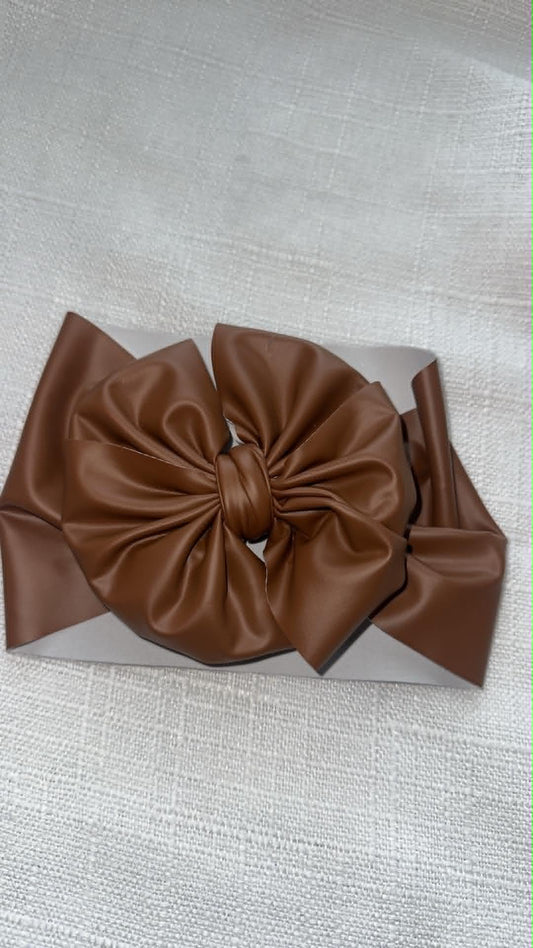 Brown Pleather